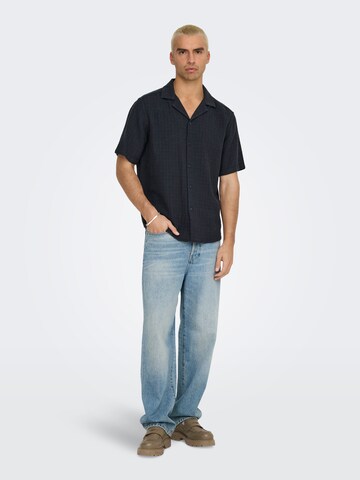 Only & Sons Regular fit Overhemd 'ONSLatham' in Blauw
