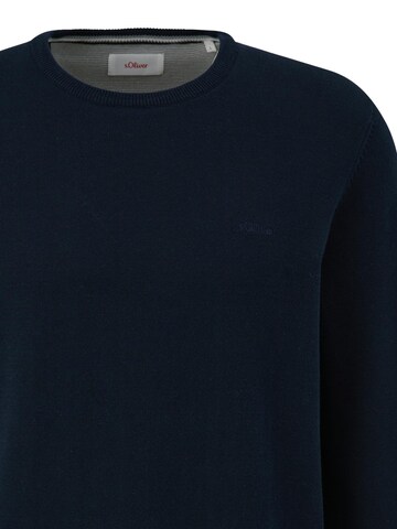 s.Oliver Pullover 'Basic'‌‌ in Blau