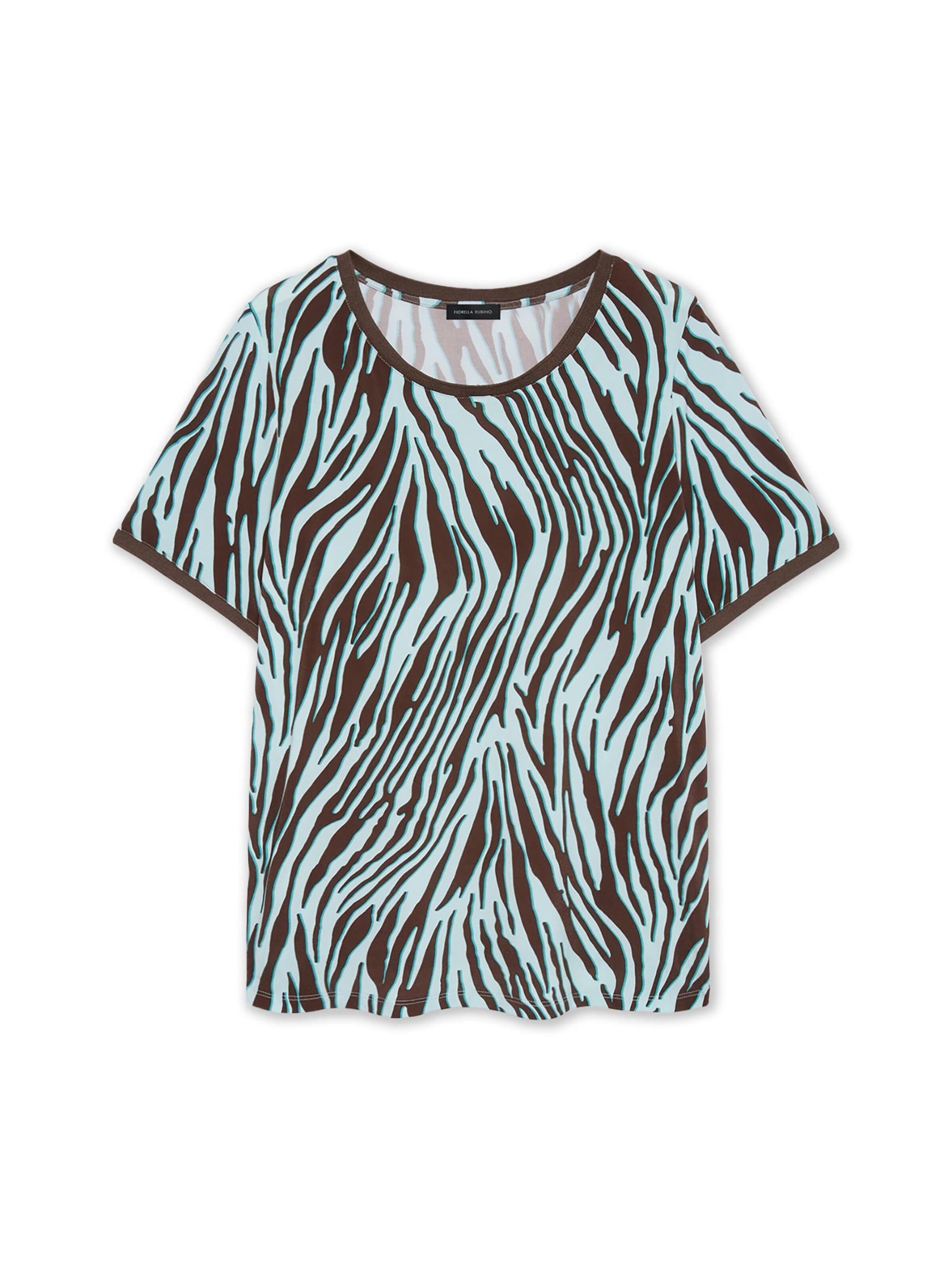 Fiorella Rubino - Camiseta en marrón: frente
