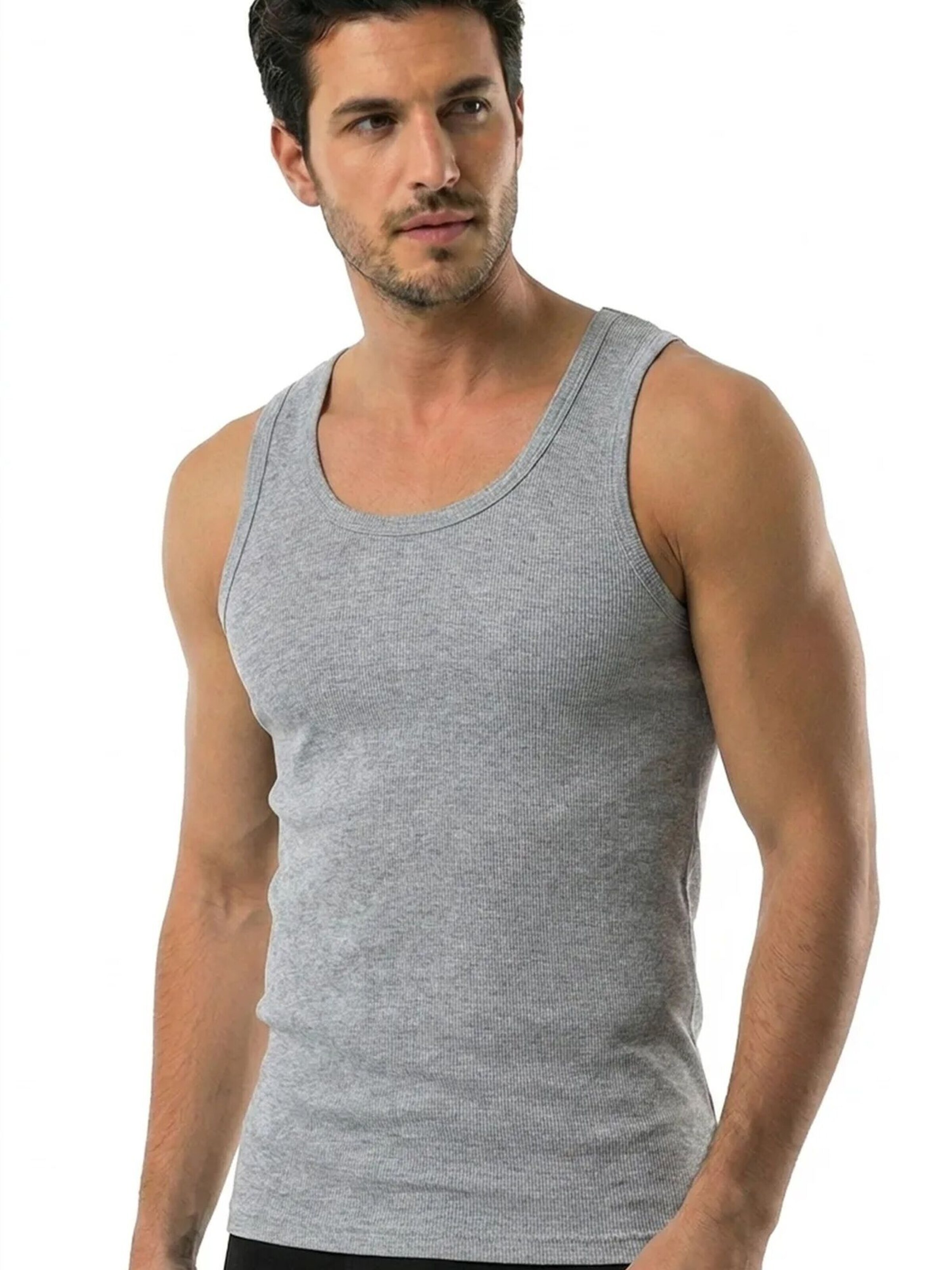 T-Shirt 'Tanktops & Camis' ÖTS en gris