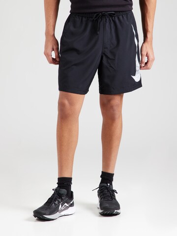 NIKE - Loosefit Pantalón deportivo 'Form Swoosh' en negro: frente