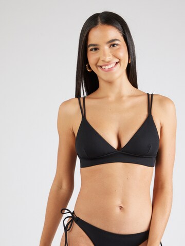 TOPSHOP Bustier Bikinitop in Schwarz: Vorderseite