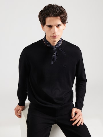 ARMANI EXCHANGE - Jersey en negro: frente