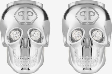 Philipp Plein Jewellery Earring '3D SKULL' in Silver: front