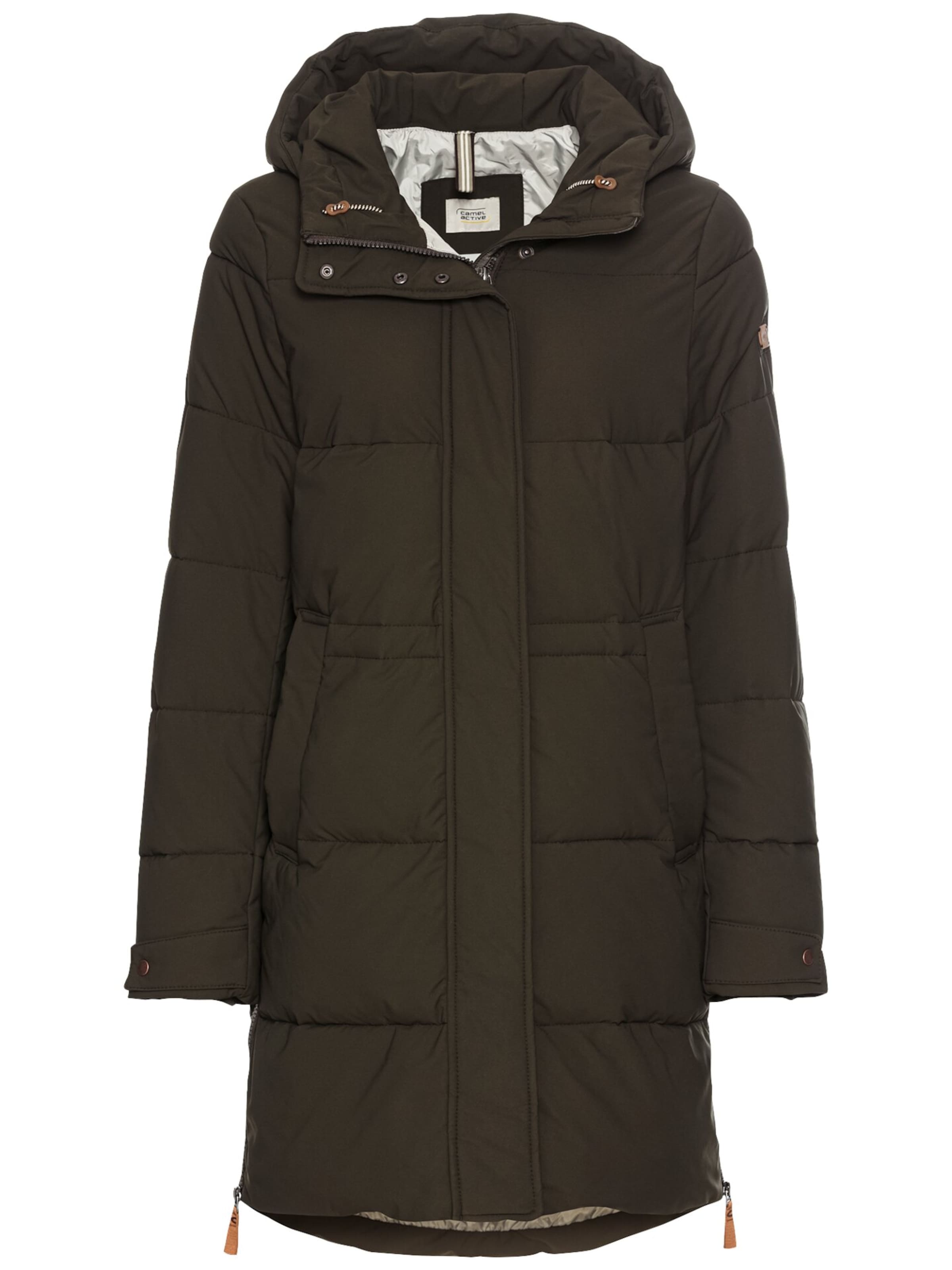 CAMEL ACTIVE Gesteppte Jacke mit daunenartiger Füllung in Grün: Vorderseite