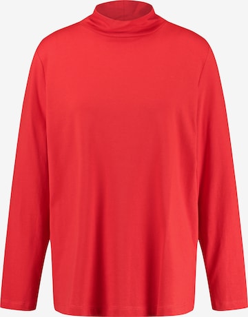 SAMOON Shirt in Rood: voorkant