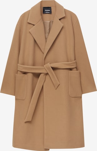 Pull&Bear Between-Seasons Coat in Brown: front