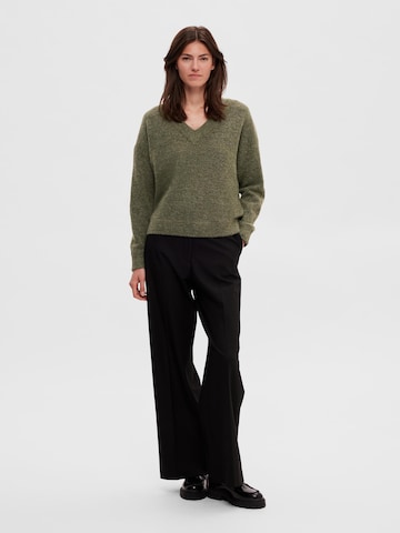 SELECTED FEMME Sweater 'MALINE' in Green