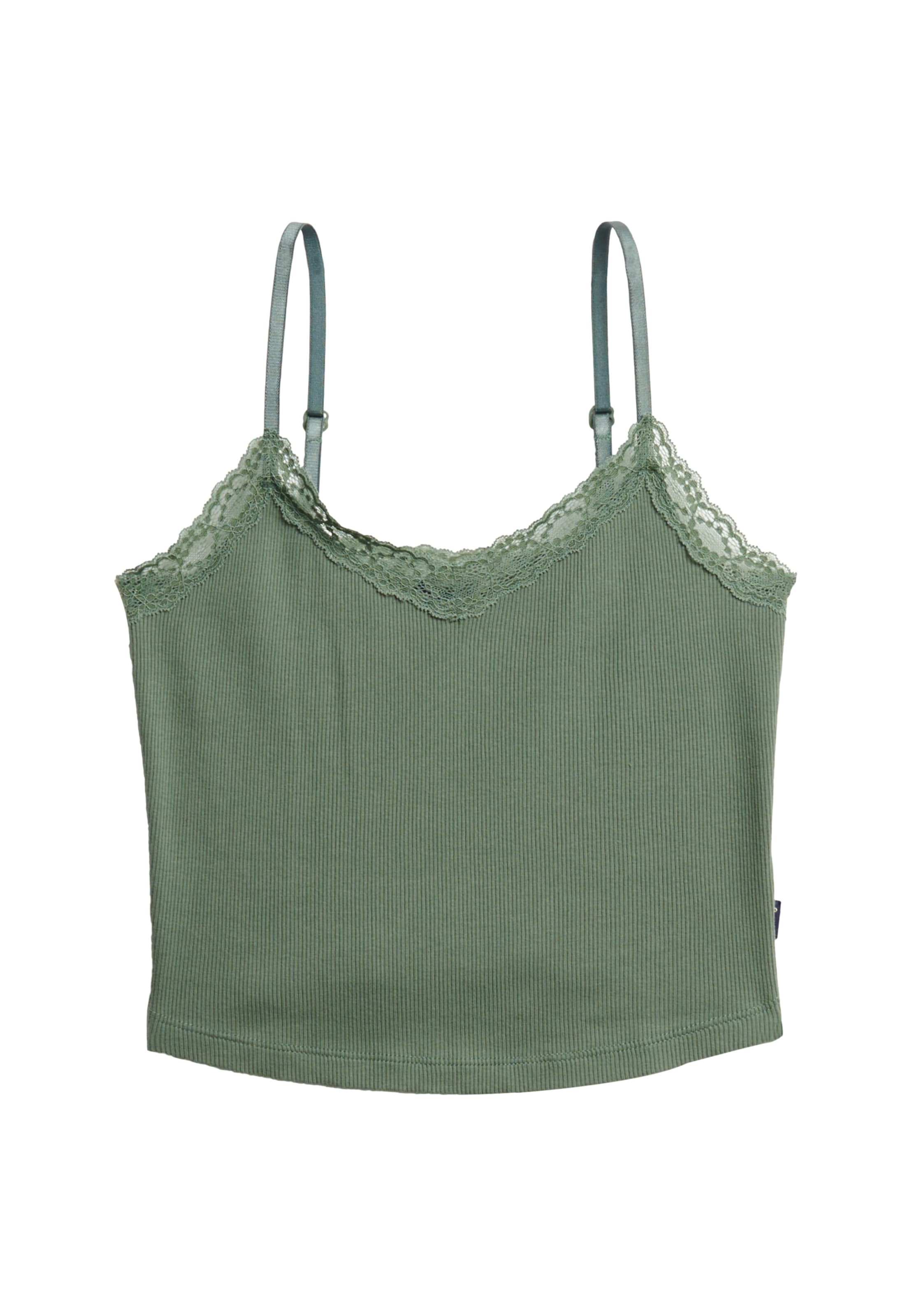 Haut 'Essentials' Superdry en vert : devant