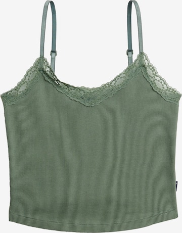 Superdry Top 'Essentials' in Groen: voorkant