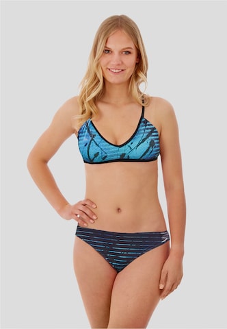 BECO the world of aquasports Bralette Bikini 'BEactive' in Blue: front
