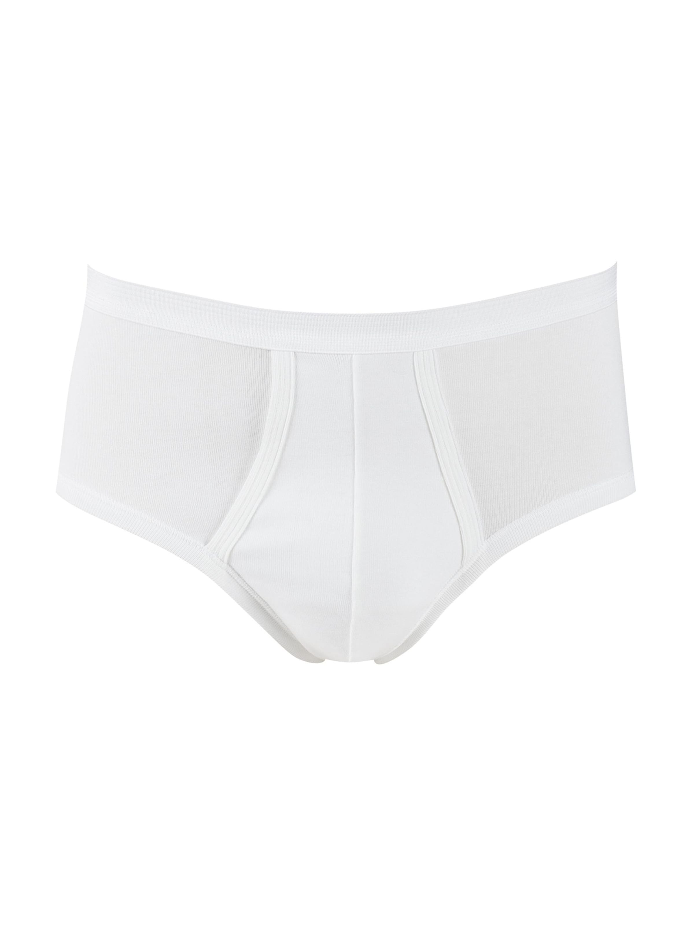 CALIDA Slip 'Twisted Cotton'‌‌‌‌‌‌‌‌ in Weiß: Vorderseite