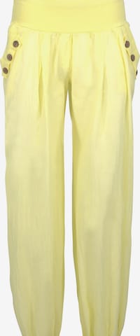 malito more than fashion Loose fit Harem Pants in Yellow: front