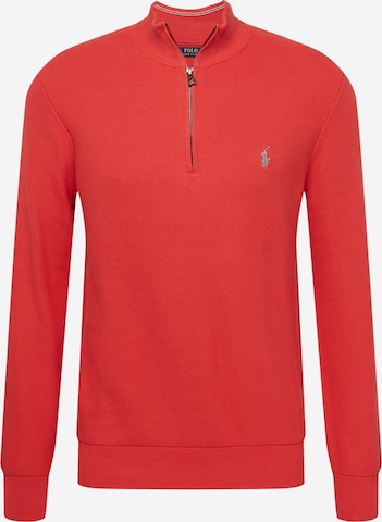 Pull-over Polo Ralph Lauren en rouge : devant