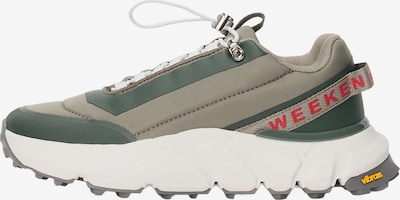 Sneaker low 'Tandem' Weekend Max Mara pe kaki / verde jad, Vizualizare produs