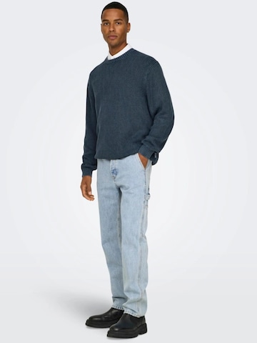 Only & Sons Regular Jeans‌‌‌‌‌ in Blau