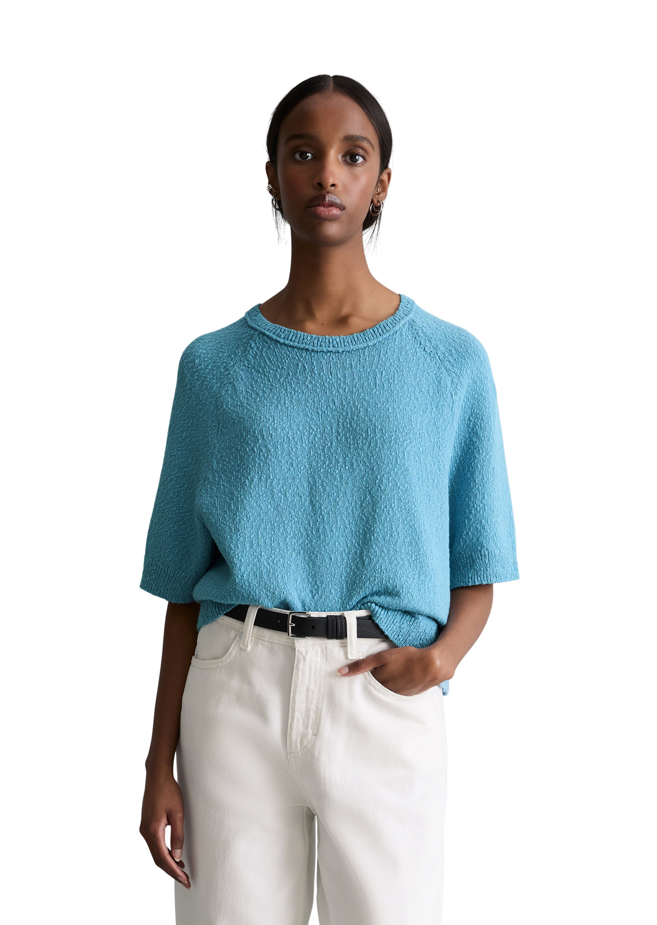 Marc O'Polo DENIM Pullover in Blau: Vorderseite