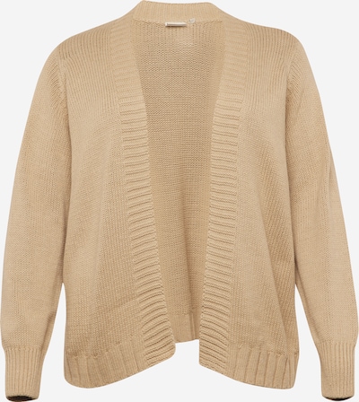 ONLY Carmakoma Strickjacke 'MILLE' in dunkelbeige, Produktansicht