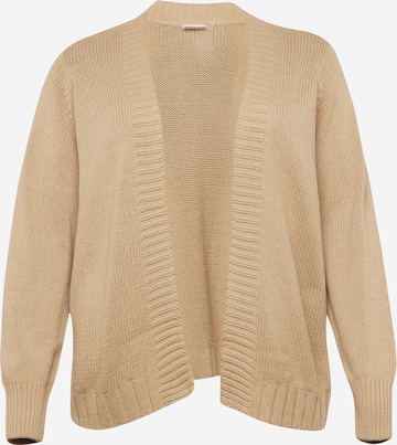 ONLY Carmakoma Kofta 'MILLE' i beige: framsida