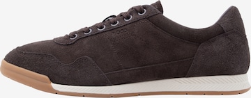 Baskets basses 'Nitan' BOSS en marron : devant