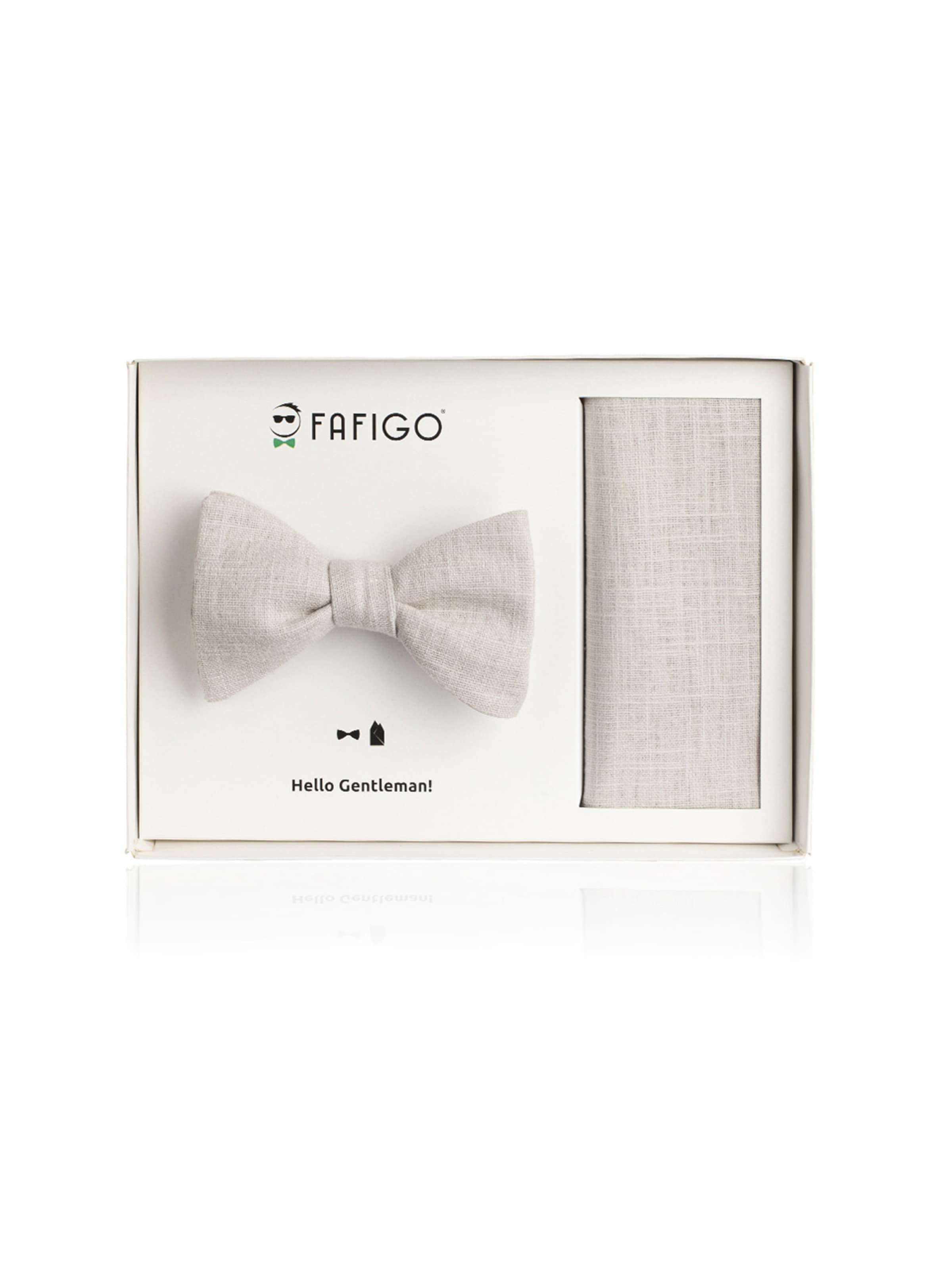 FAFIGO Bow Tie 'Silvano' in One size in Light grey, Item view
