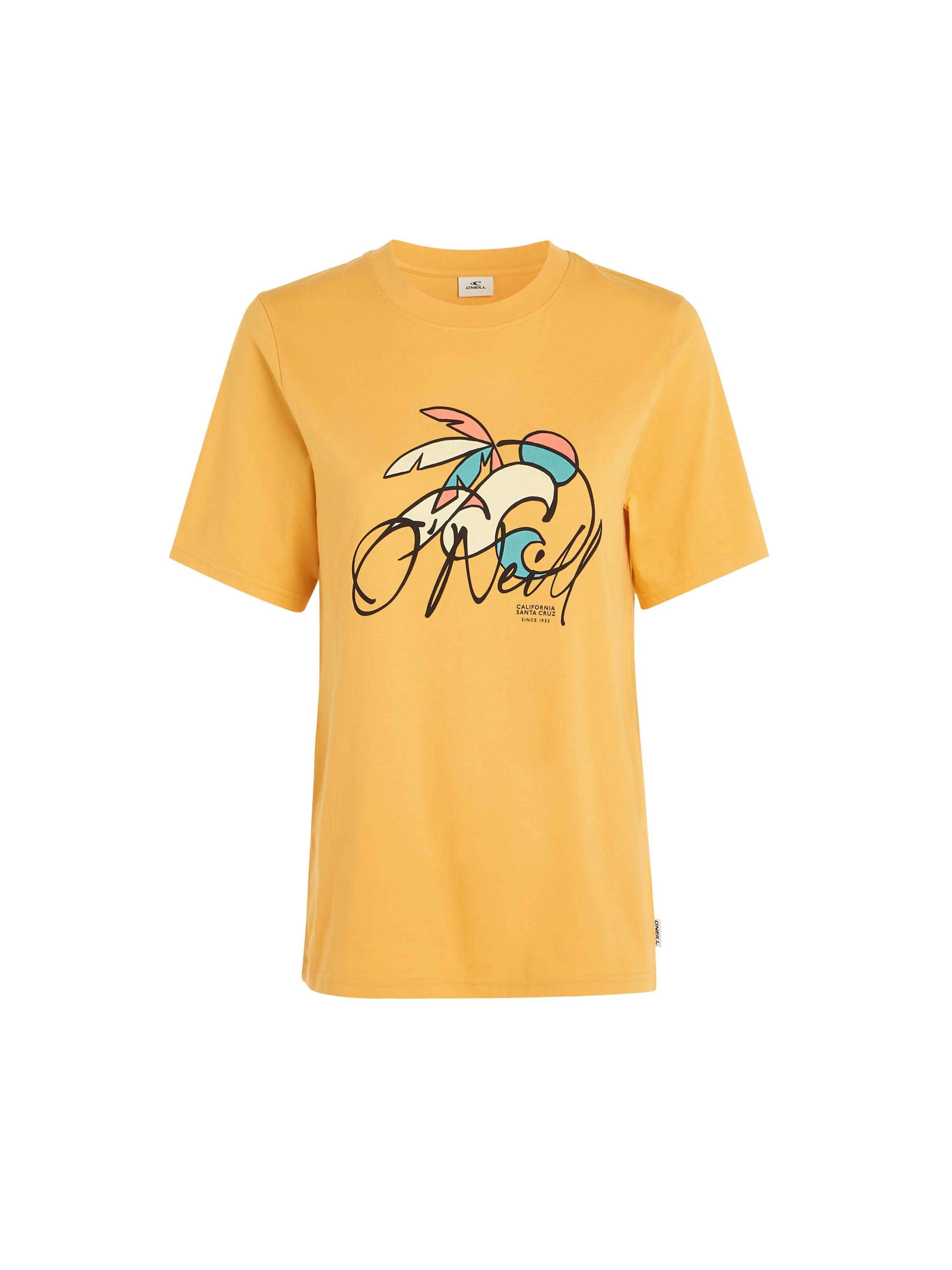 T-shirt 'Luano' O'NEILL en jaune : devant