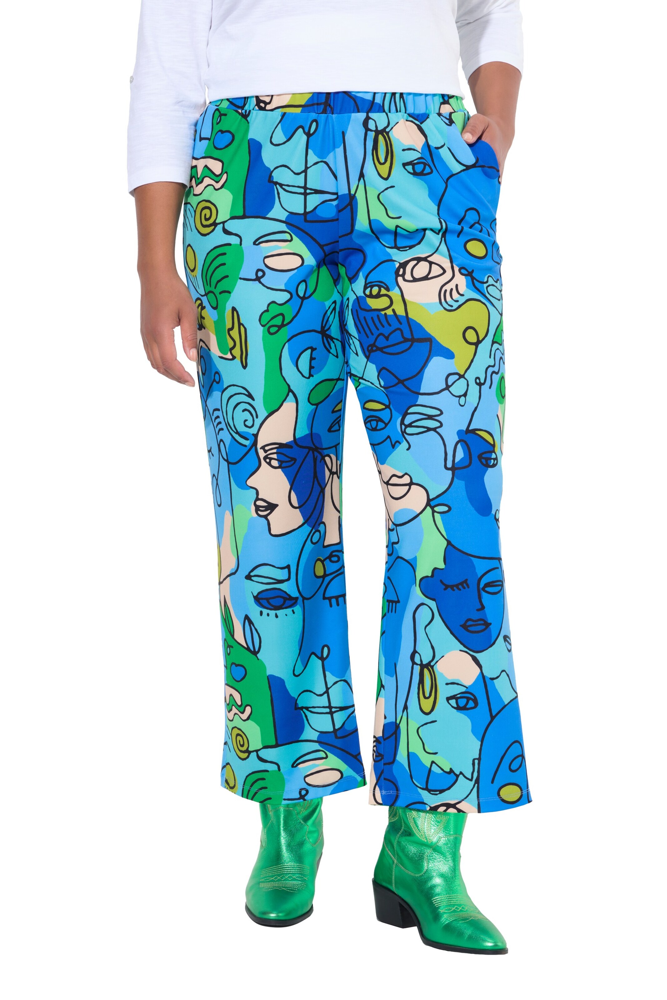 Angel of Style Loosefit Hose in Blau: Vorderseite