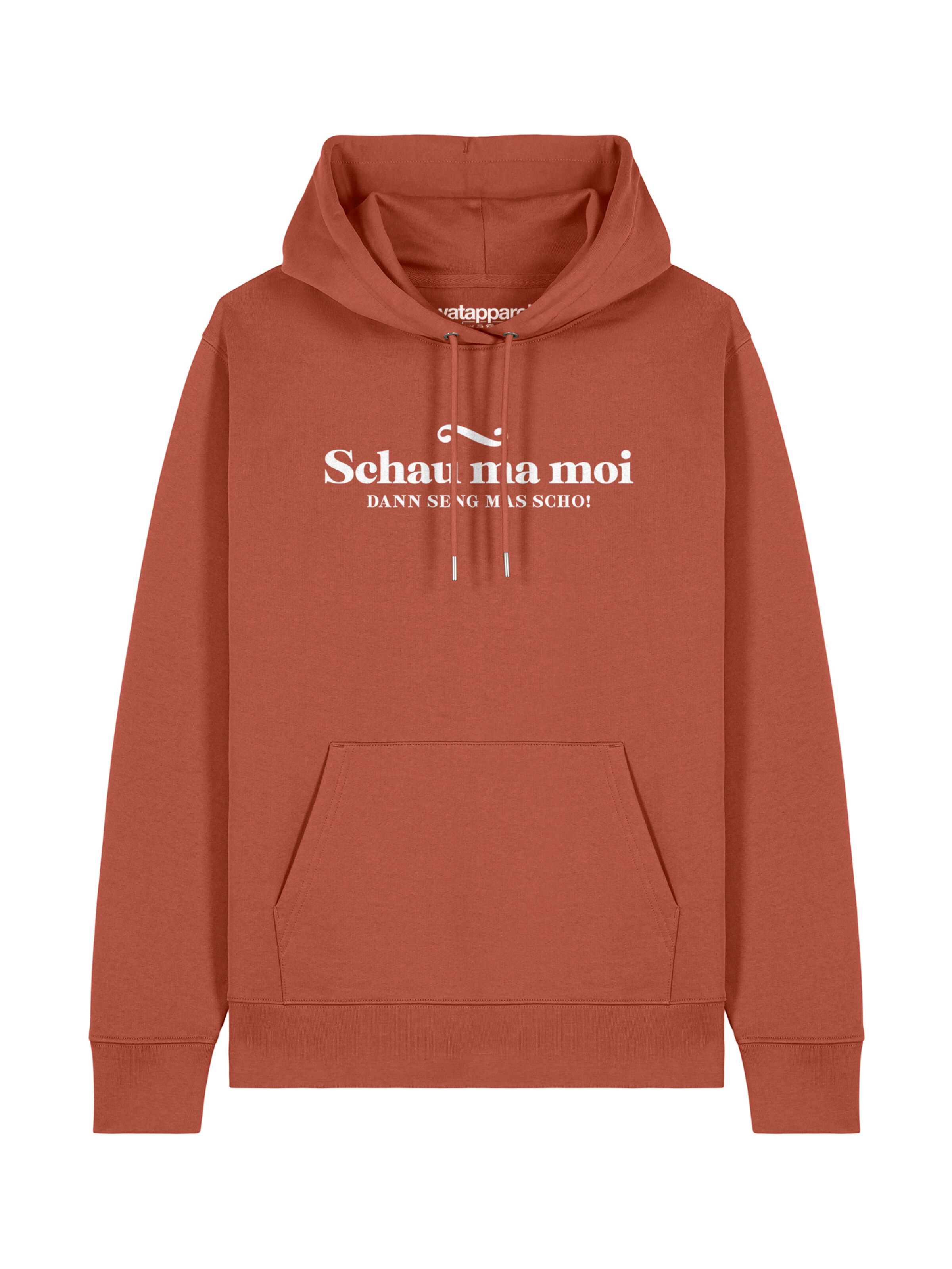 Watapparel Sweatshirt in Braun: Vorderseite