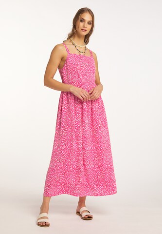 IZIA Καλοκαιρινό φόρεμα 'Gaya' σε ροζ