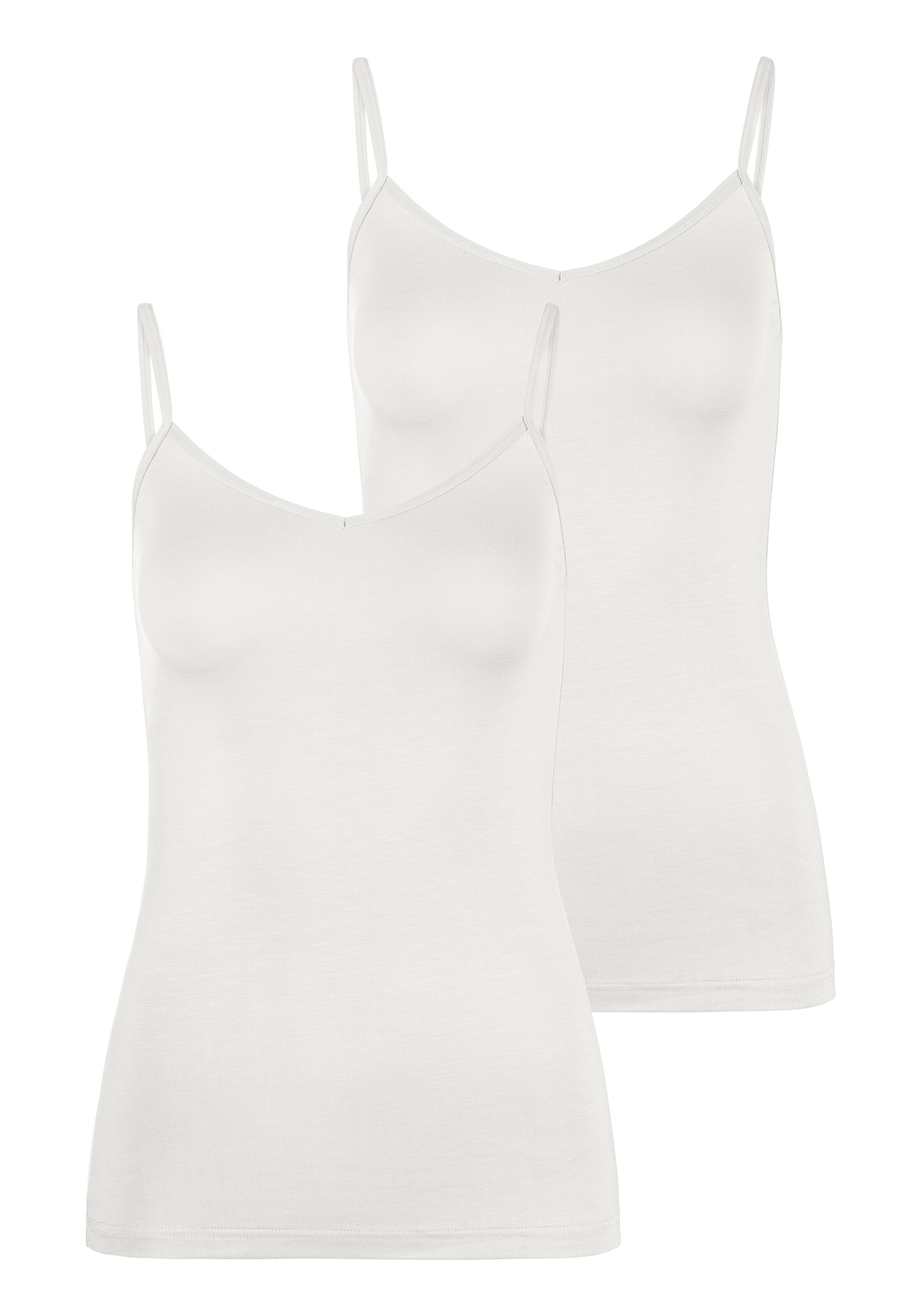 LASCANA Top in Beige: front