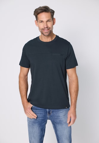 Street One MEN T-Shirt in Blau: Vorderseite