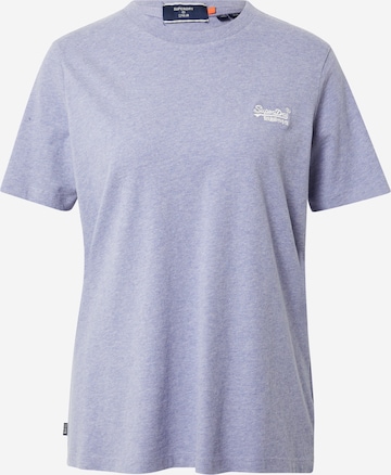 T-shirt Superdry en violet : devant