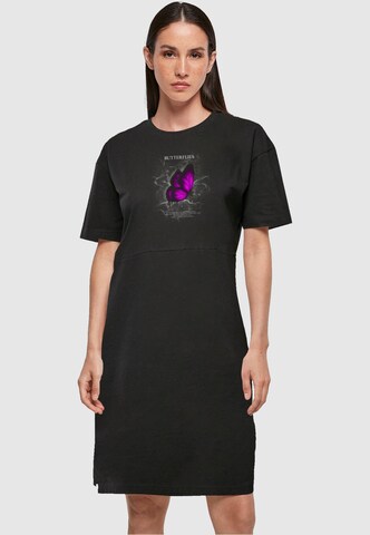 Merchcode Kleid in Schwarz: Vorderseite