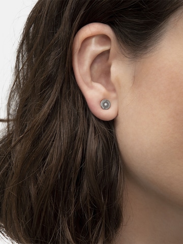 Boucles d'oreilles Liebeskind Berlin en argent : devant