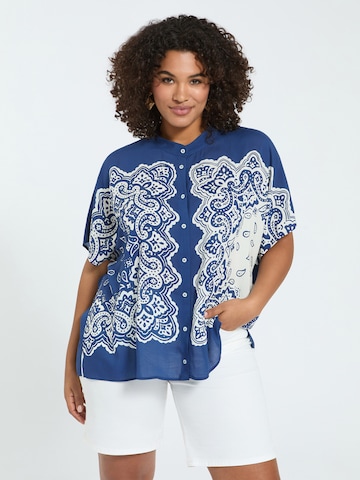 Fiorella Rubino Blouse in Blauw