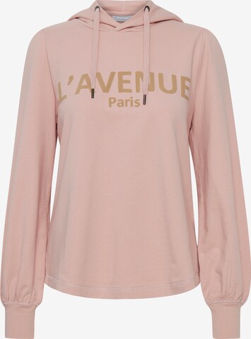 Fransa Sweatshirt in Roze: voorkant