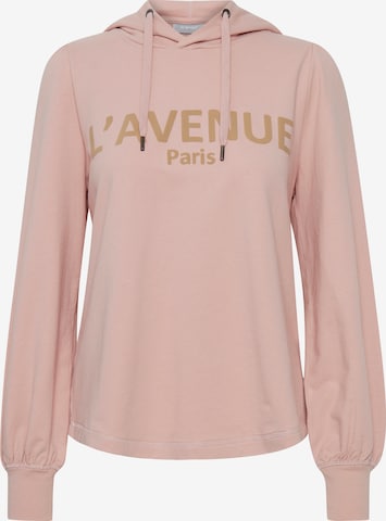 Fransa Sweatshirt in Pink: front