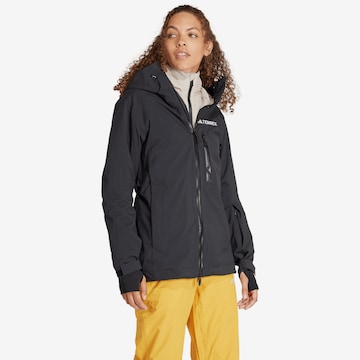 ADIDAS TERREX Outdoor Jacket 'Xperior Three-In-One' in Black: front