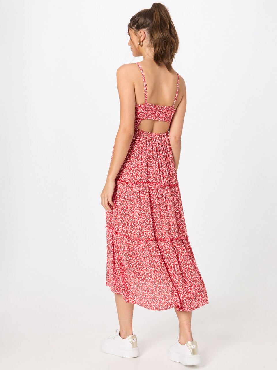 HOLLISTER Dress in Red ABOUT YOU