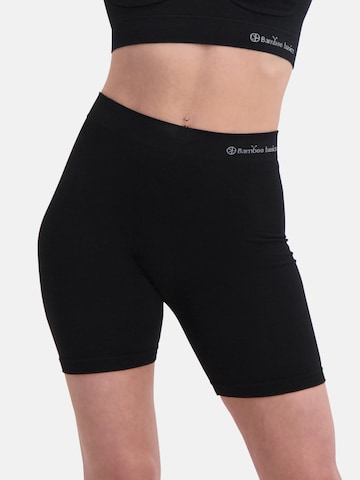 Skinny Pantalon de sport 'Suze' Bamboo basics en noir