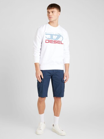 DIESEL Sweatshirt 'S-GINN-K43' in White