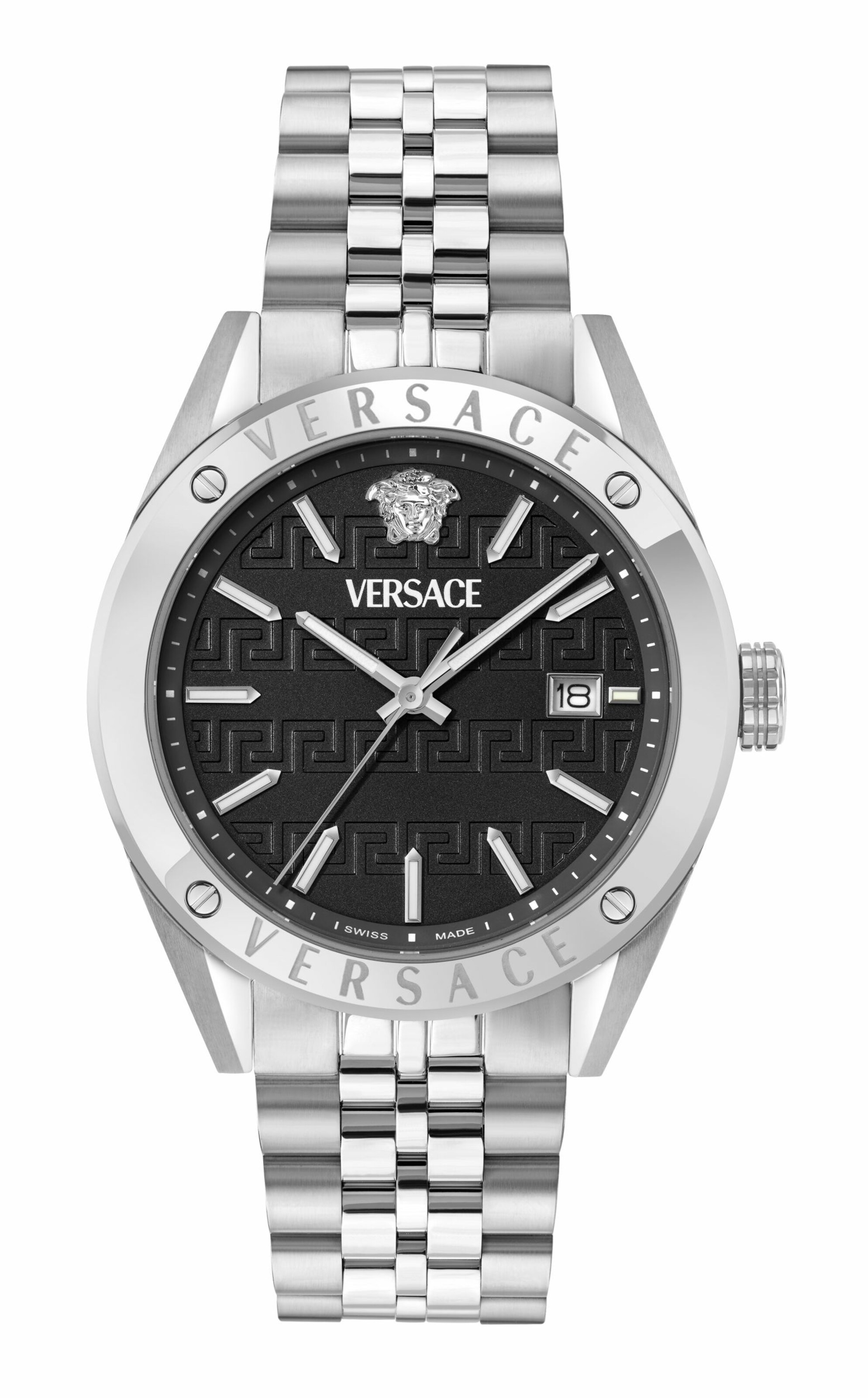VERSACE Analoog horloge in de kleur Zilver, Productweergave