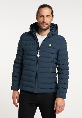 Schmuddelwedda Winter Jacket in Blue: front