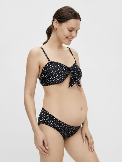 Costum de baie două piese 'Ofelia' MAMALICIOUS pe negru / alb, Vizualizare model