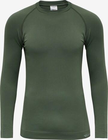 Hummel Performance Shirt in Green: front