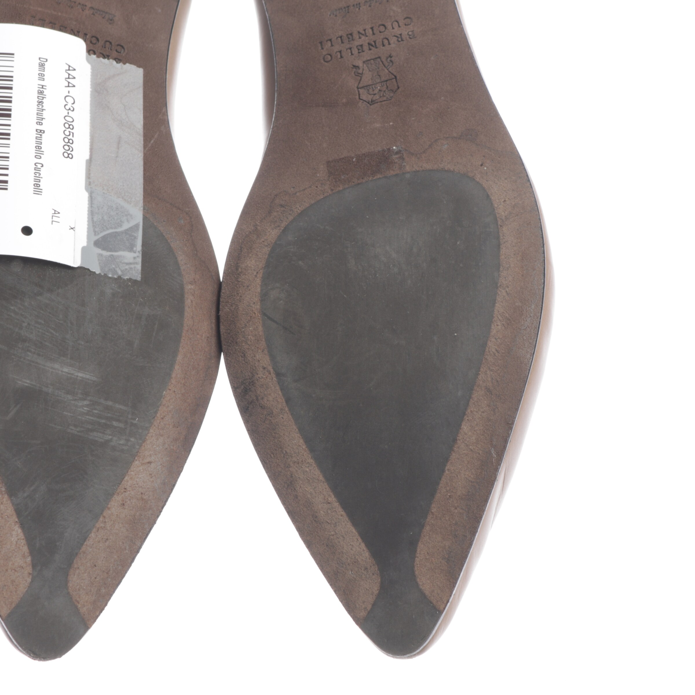 Brunello Cucinelli Flats & Loafers in 38 in Brown