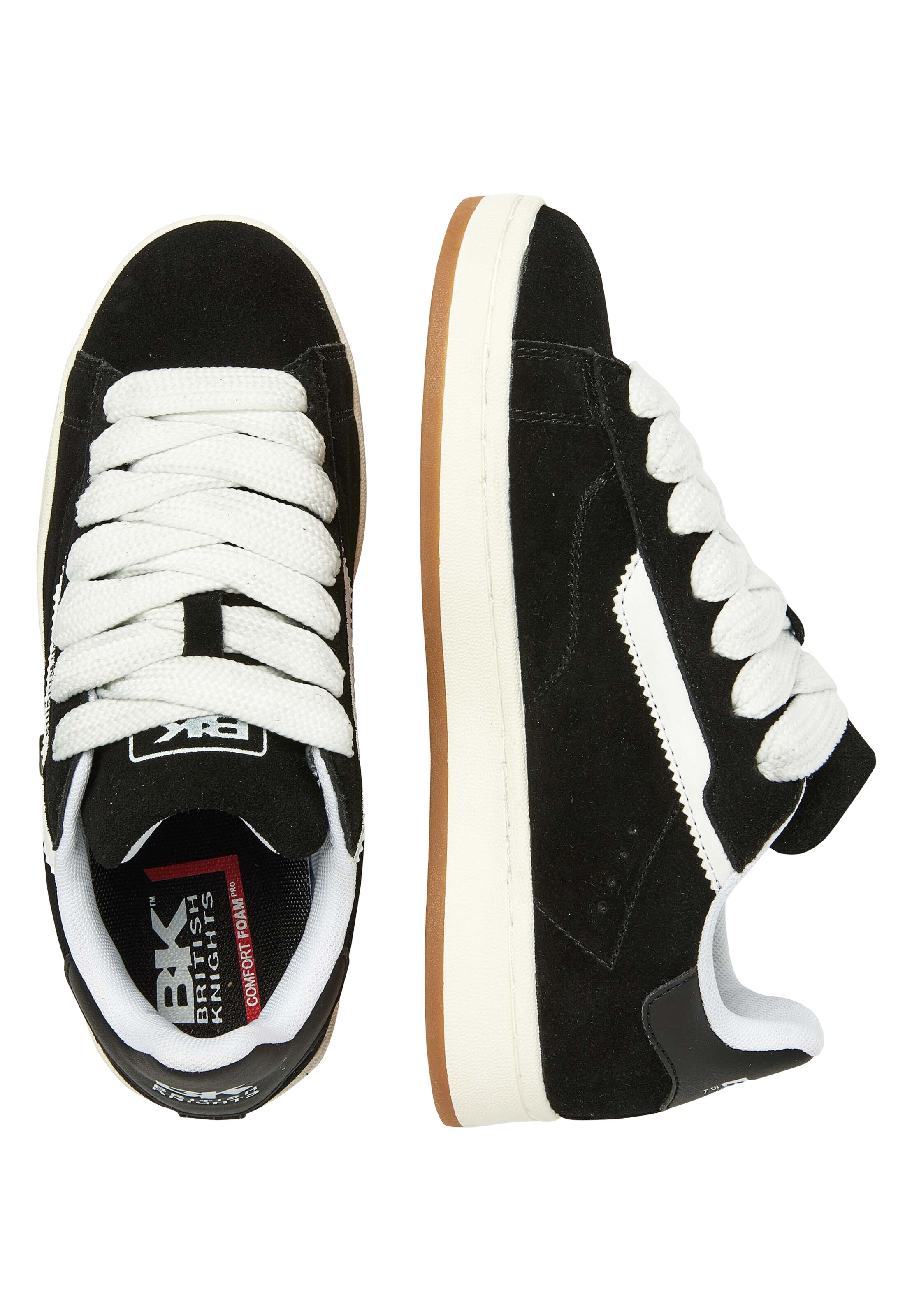 BRITISH KNIGHTS Platform trainers 'Ezo' in Black