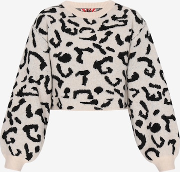 myMo ROCKS Trui in Wit: voorkant