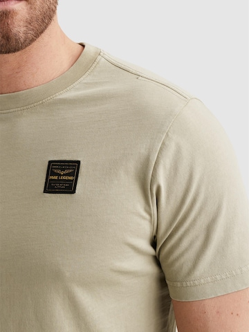 Maglietta 'T-shirt with badge and a garment-dye wash' di PME Legend in verde