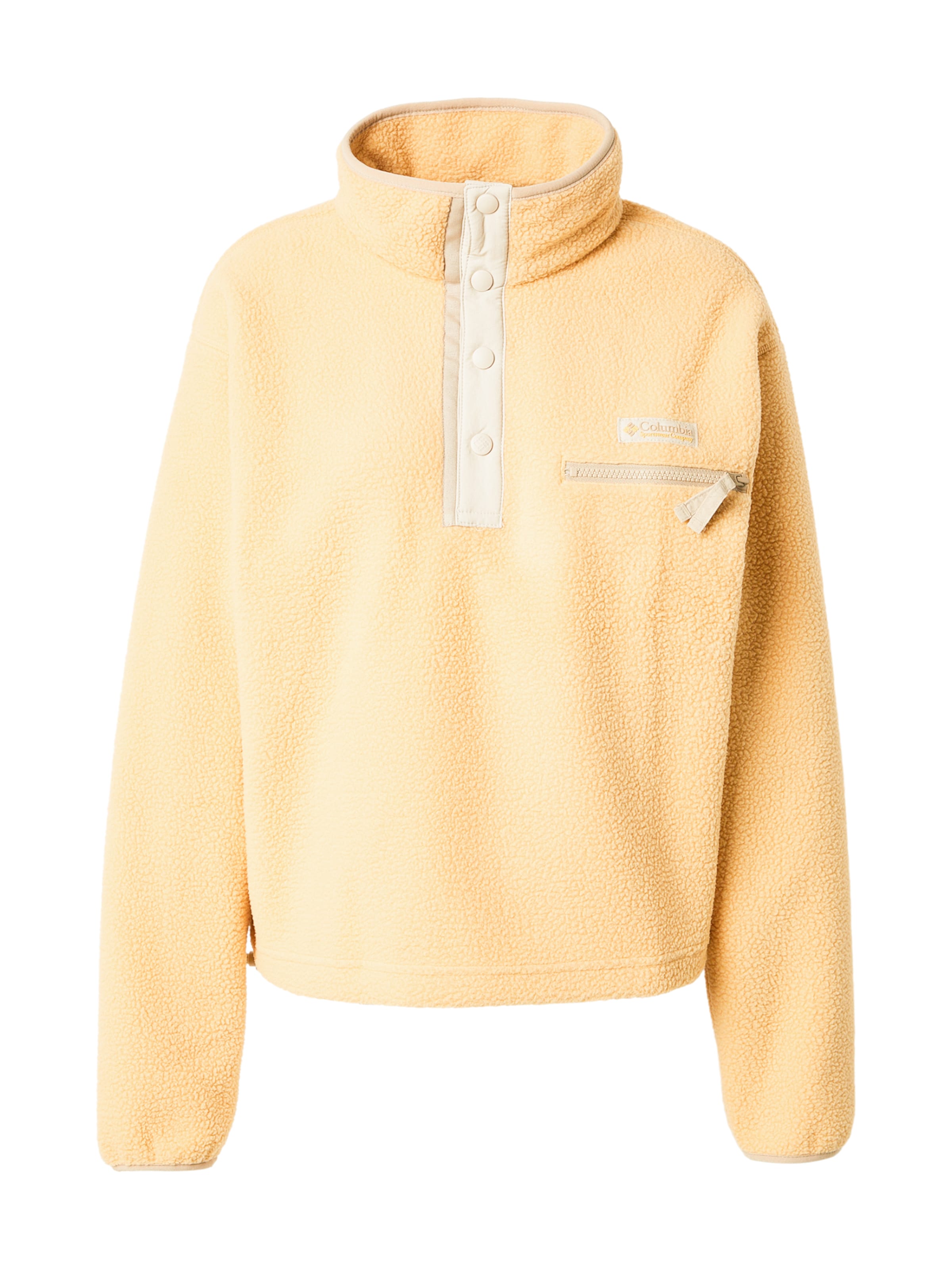 Pull-over de sport 'Helvetia™ II' COLUMBIA en jaune : devant